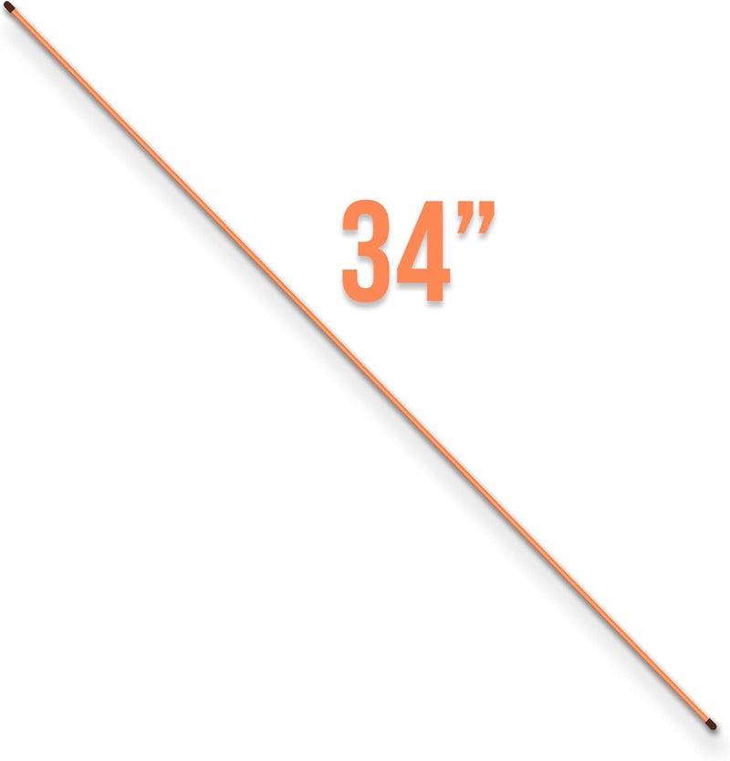 Elevate & Co. Golf Alignment Sticks, 34” Training Aid Accessory help's Visualize and Align Your Golf Shot Stroke, Full Super Swing Trainer, Posture Corrector - Image 2